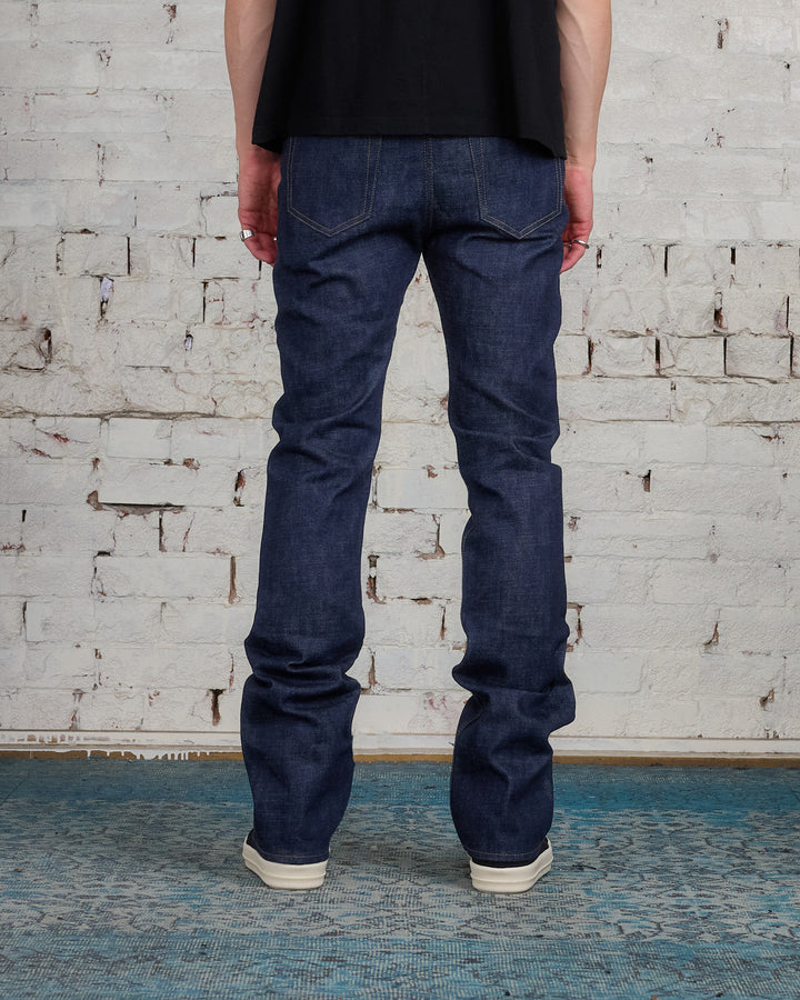 Rick Owens DRKSHDW MIJ Jim Cut Jean 14oz Denim Indigo