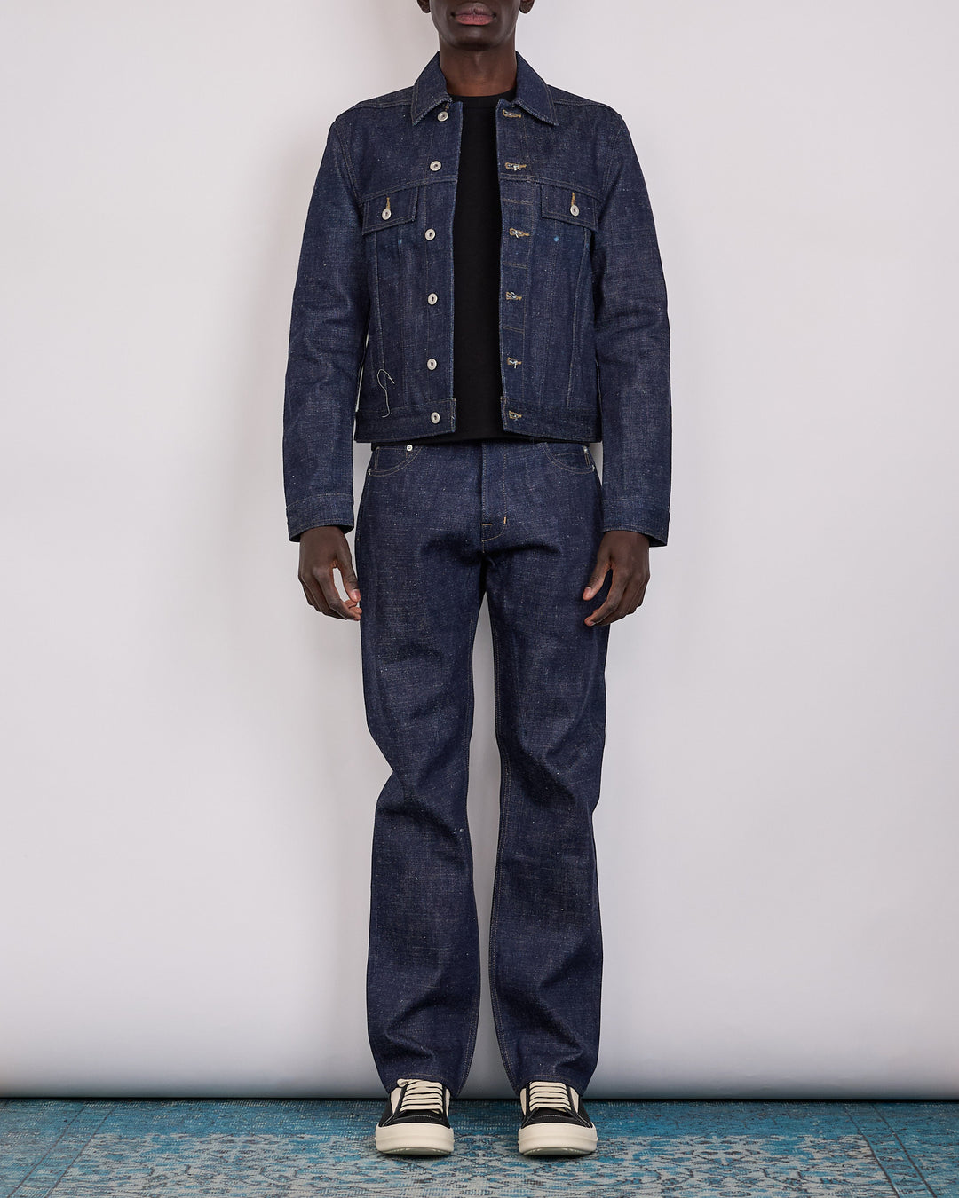 Rick Owens DRKSHDW MIJ Kurdt 16.5oz Jean Indigo