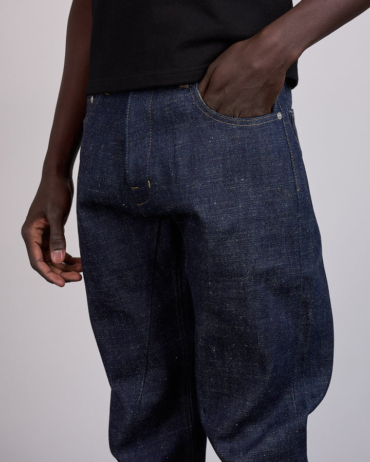 Rick Owens DRKSHDW MIJ Kurdt 16.5oz Jean Indigo