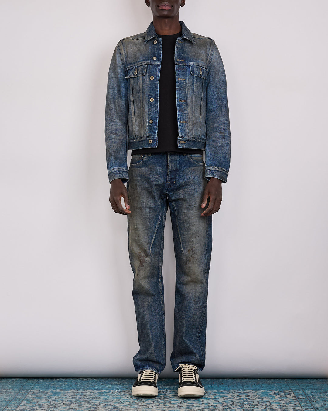 Rick Owens DRKSHDW MIJ Kurdt 16.5oz Jean Vintage Indigo