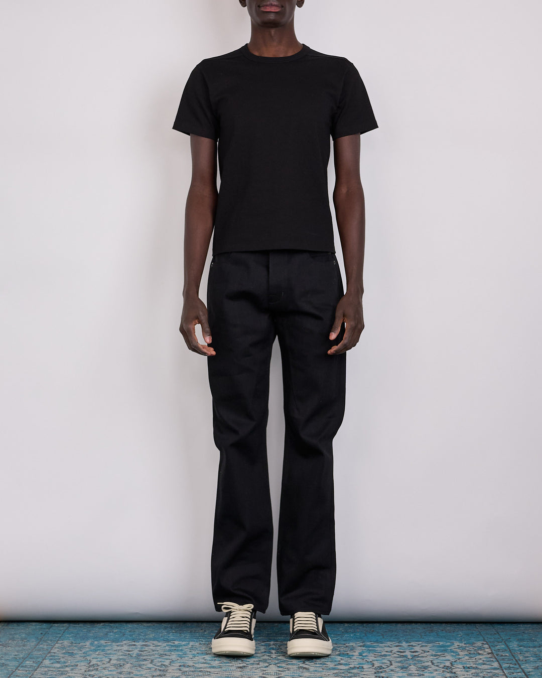 Rick Owens DRKSHDW MIJ Kurdt 16oz Jean Black