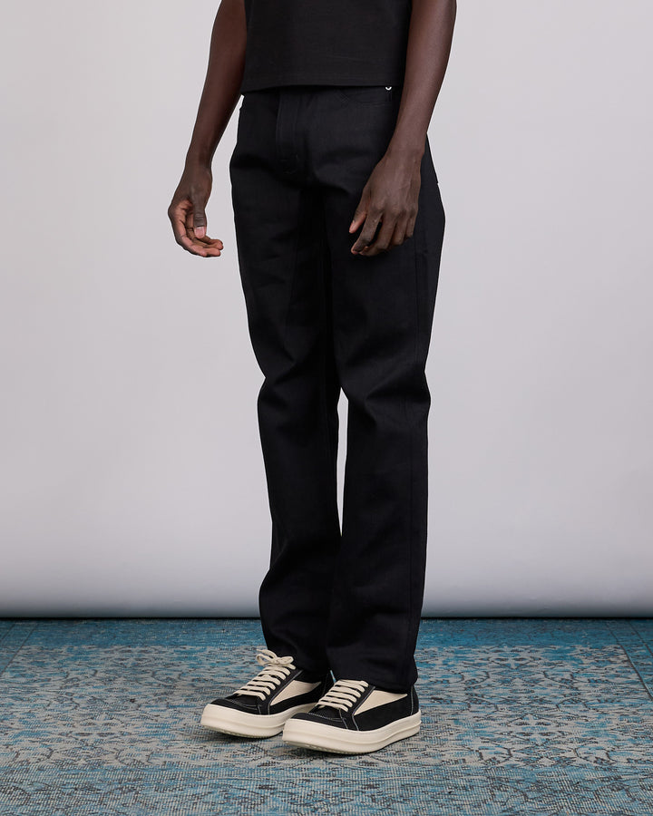 Rick Owens DRKSHDW MIJ Kurdt 16oz Jean Black