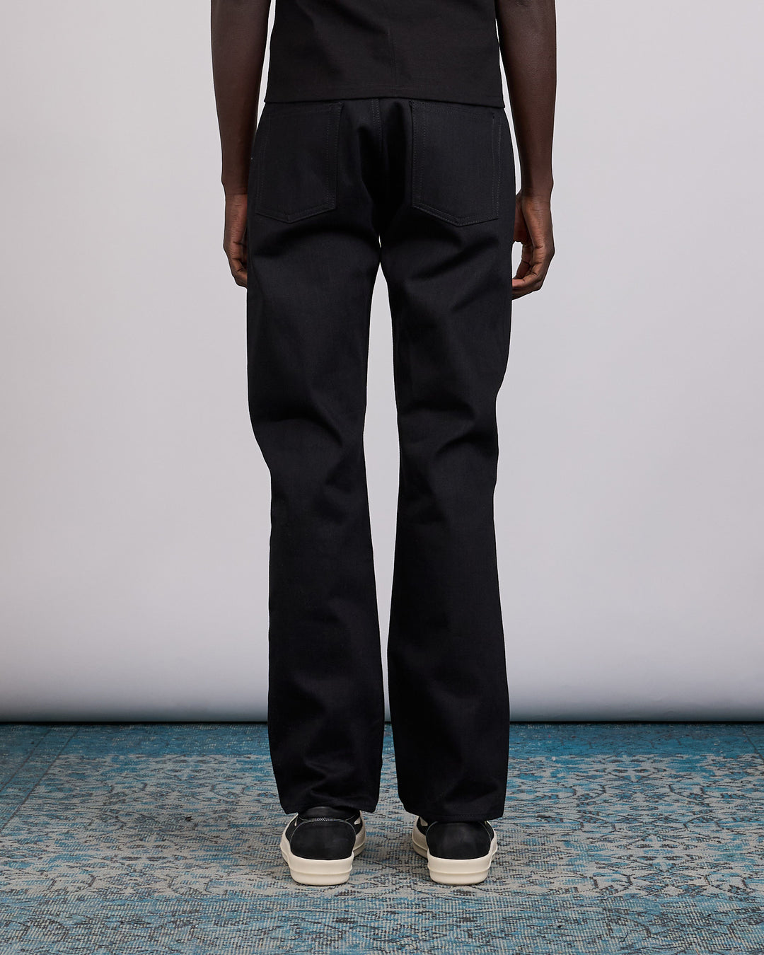 Rick Owens DRKSHDW MIJ Kurdt 16oz Jean Black