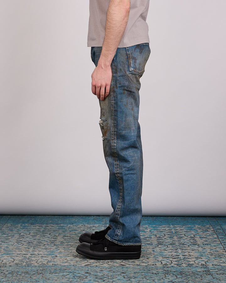 Rick Owens DRKSHDW MIJ Kurdt Jean 14oz Denim Vintage Wash