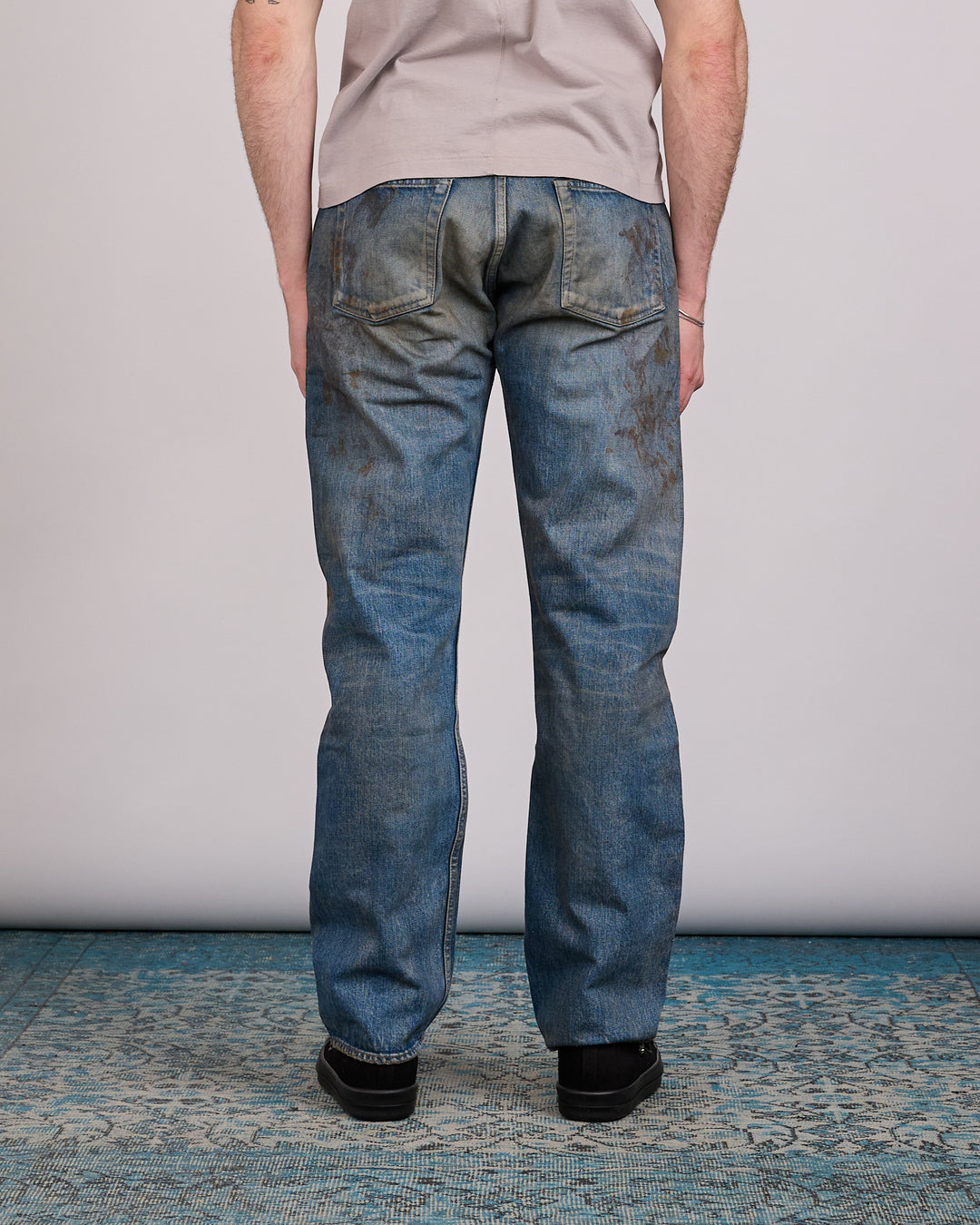 Rick Owens DRKSHDW MIJ Kurdt Jean 14oz Denim Vintage Wash