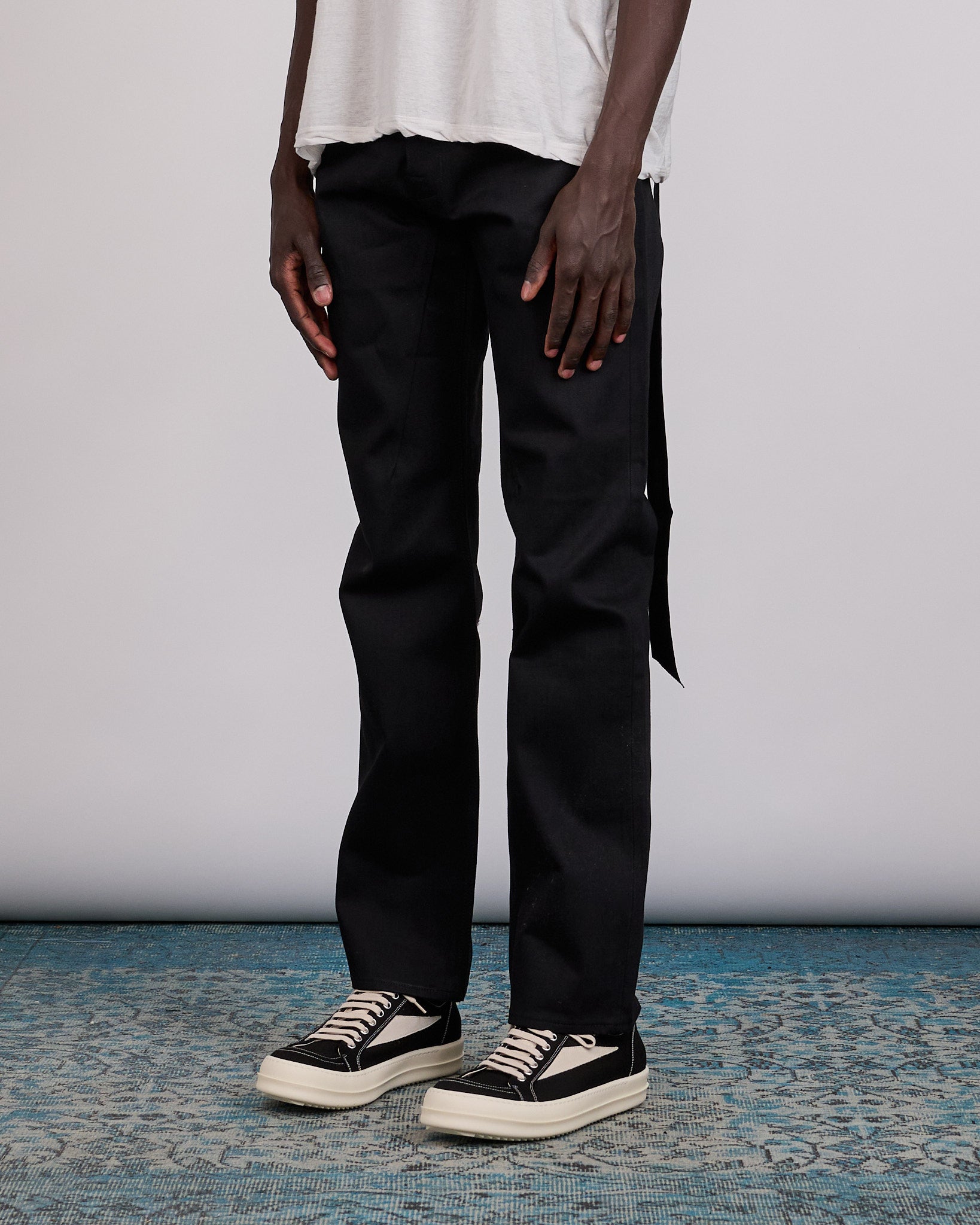 Rick Owens DRKSHDW MIJ Kurdt Jean 16oz Black – LESS 17