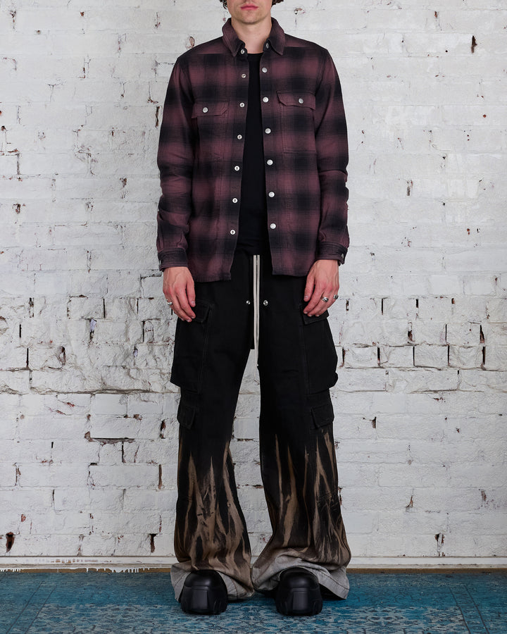 Rick Owens DRKSHDW MIJ Outershirt Terra Plaid