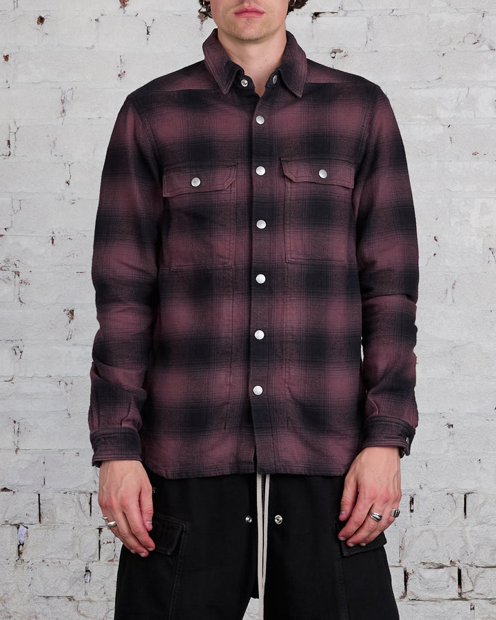 Rick Owens DRKSHDW MIJ Outershirt Terra Plaid