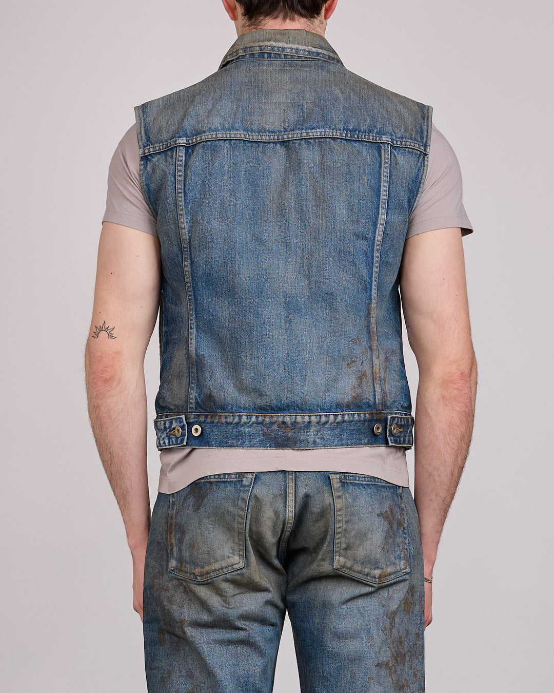 Rick Owens DRKSHDW MIJ SL Trucker Jacket 14oz Vintage Wash