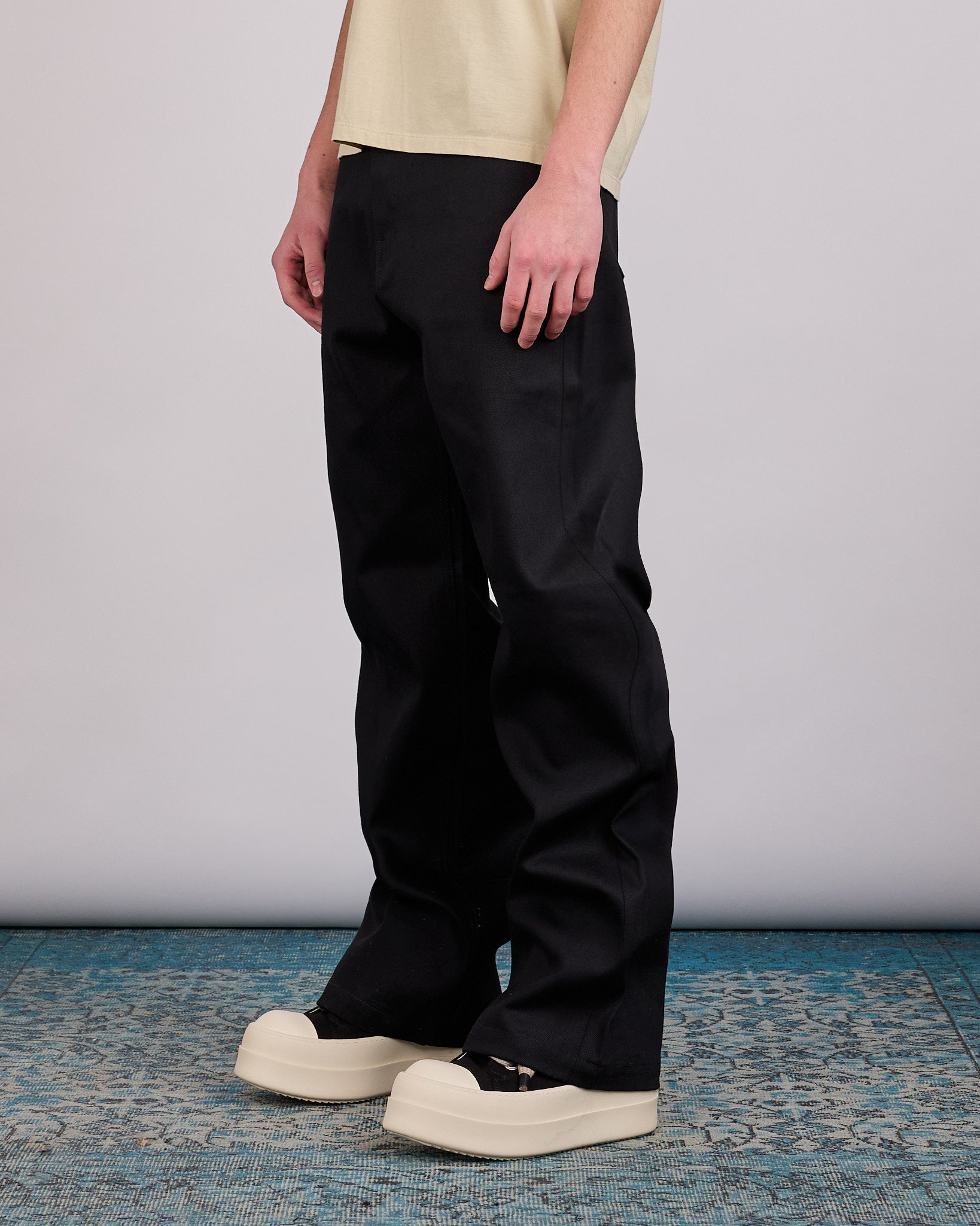 Rick Owens DRKSHDW MIJ Strobe Jean 12oz Denim Black – LESS 17