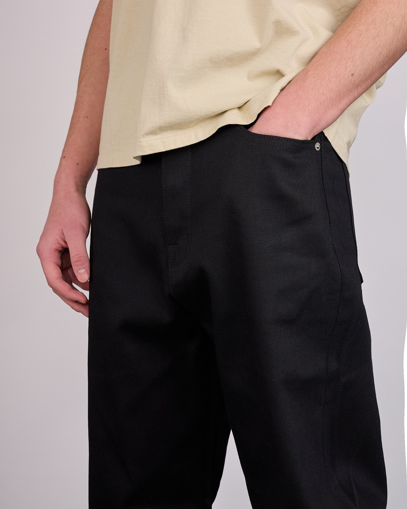 Rick Owens DRKSHDW MIJ Strobe Jean 12oz Denim Black – LESS 17