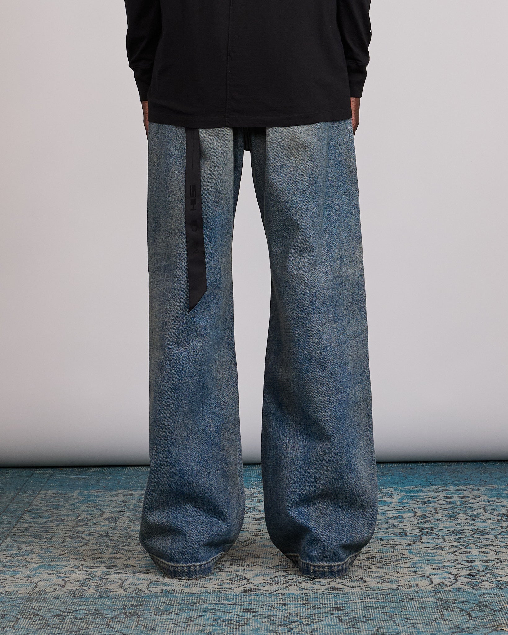 Rick Owens DRKSHDW MIJ Strobe Jean 15oz Krist Wash – LESS 17