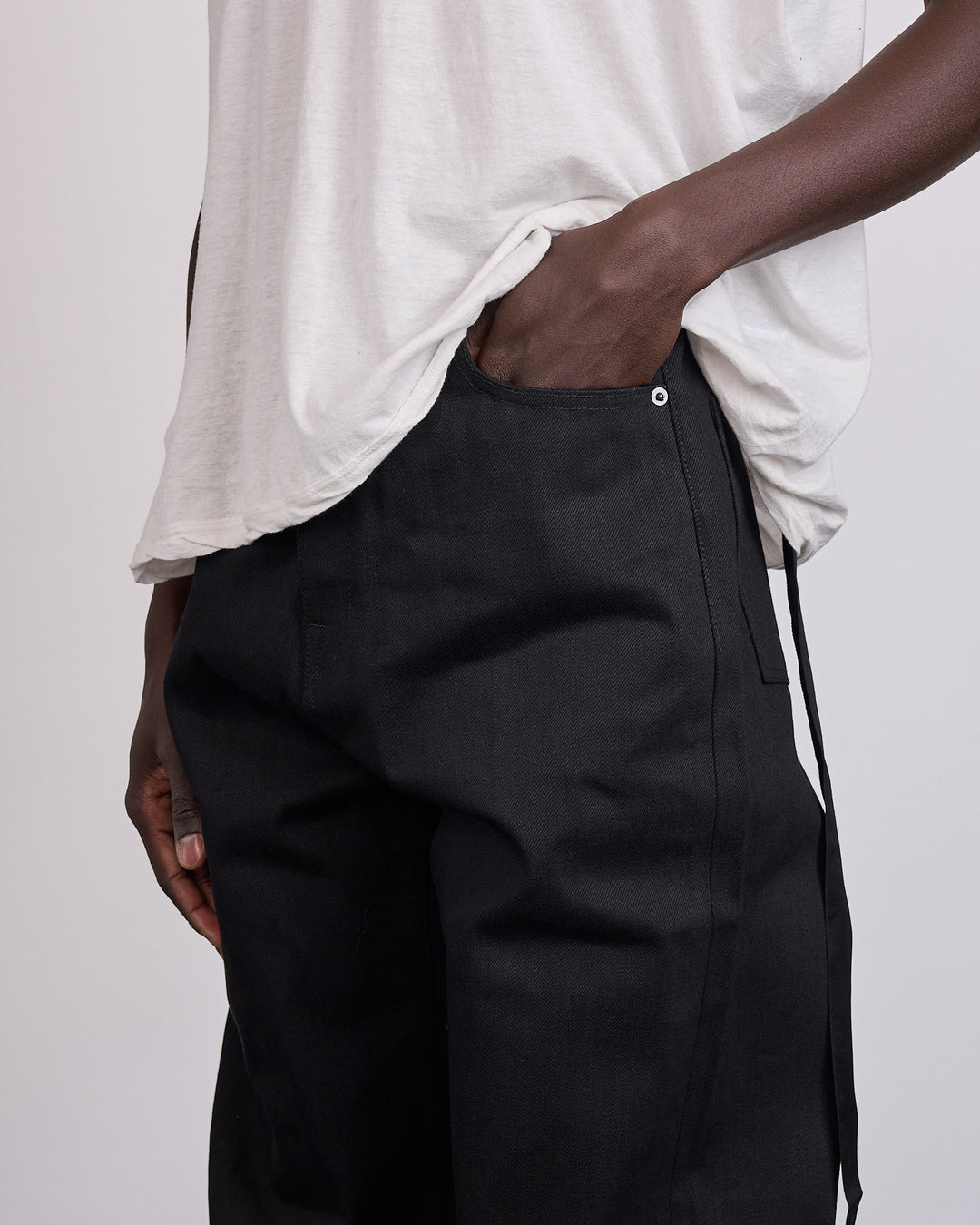 Rick Owens DRKSHDW MIJ Strobe Jean 16oz Black