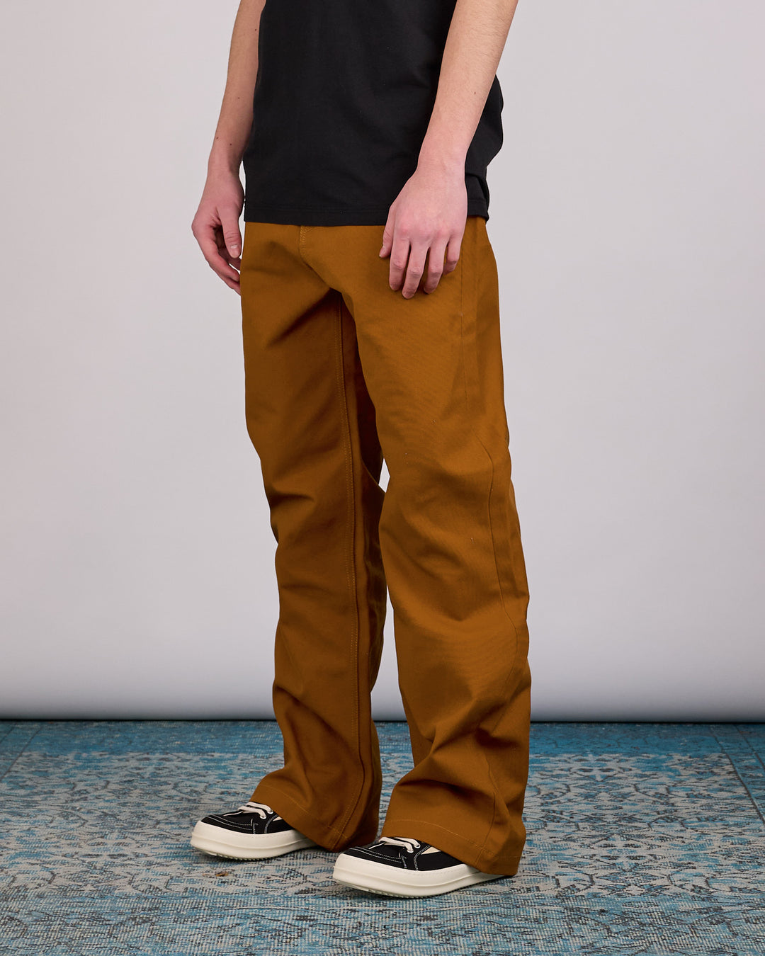 Rick Owens DRKSHDW MIJ Strobe Jean Cotton Canvas Terra