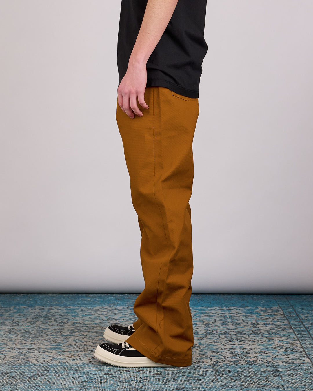 Rick Owens DRKSHDW MIJ Strobe Jean Cotton Canvas Terra