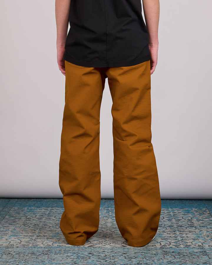 Rick Owens DRKSHDW MIJ Strobe Jean Cotton Canvas Terra