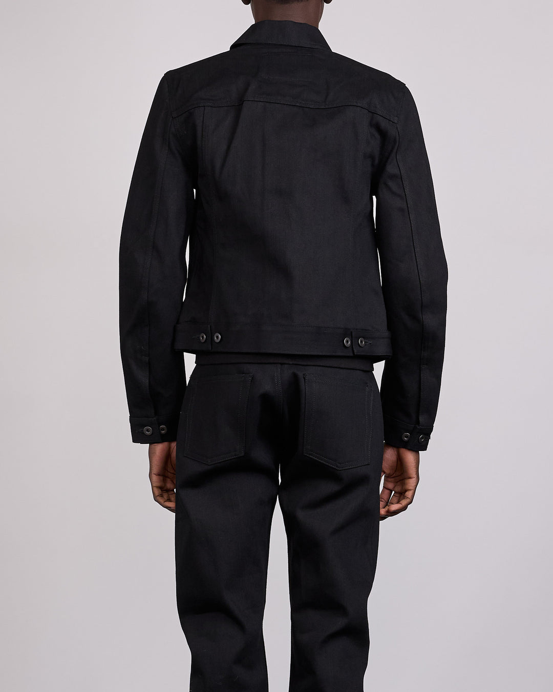 Rick Owens DRKSHDW MIJ Trucker 16oz Denim Jacket Black