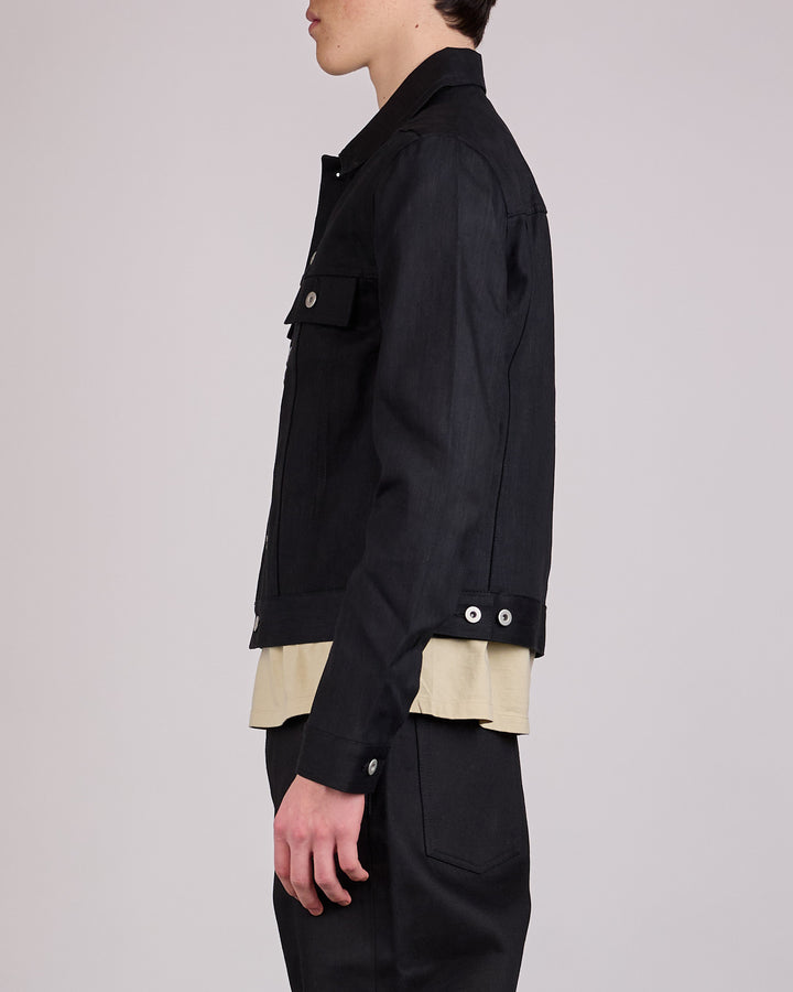 Rick Owens DRKSHDW MIJ Trucker Jacket 12oz Black