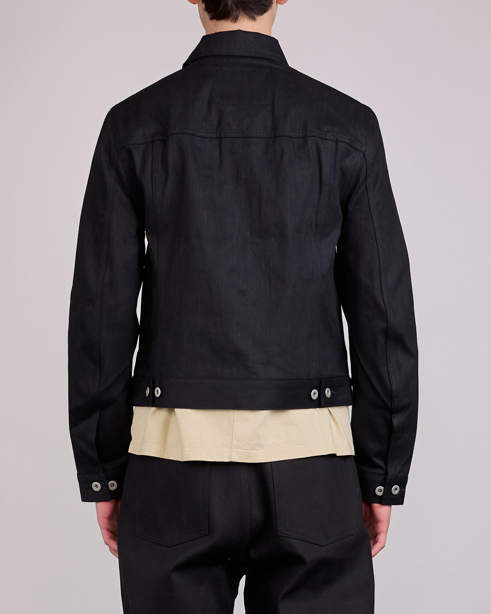 Rick Owens DRKSHDW MIJ Trucker Jacket 12oz Black – LESS 17