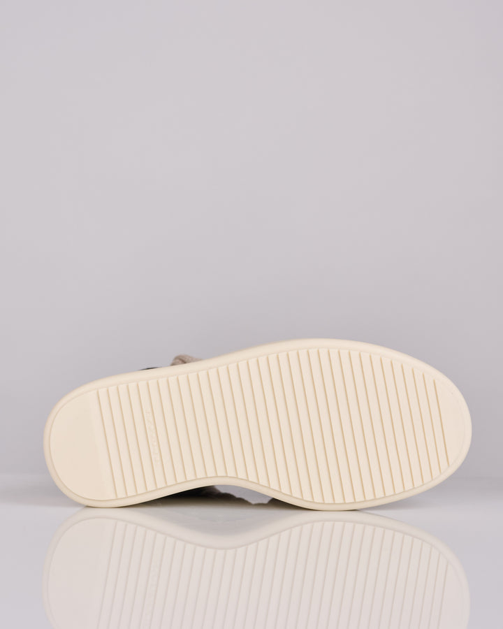 Rick Owens DRKSHDW Mega Bumper Jumbo Lace Sneaker Black/Milk