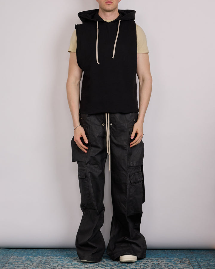 Rick Owens DRKSHDW Hooded Tunic Felpa Black
