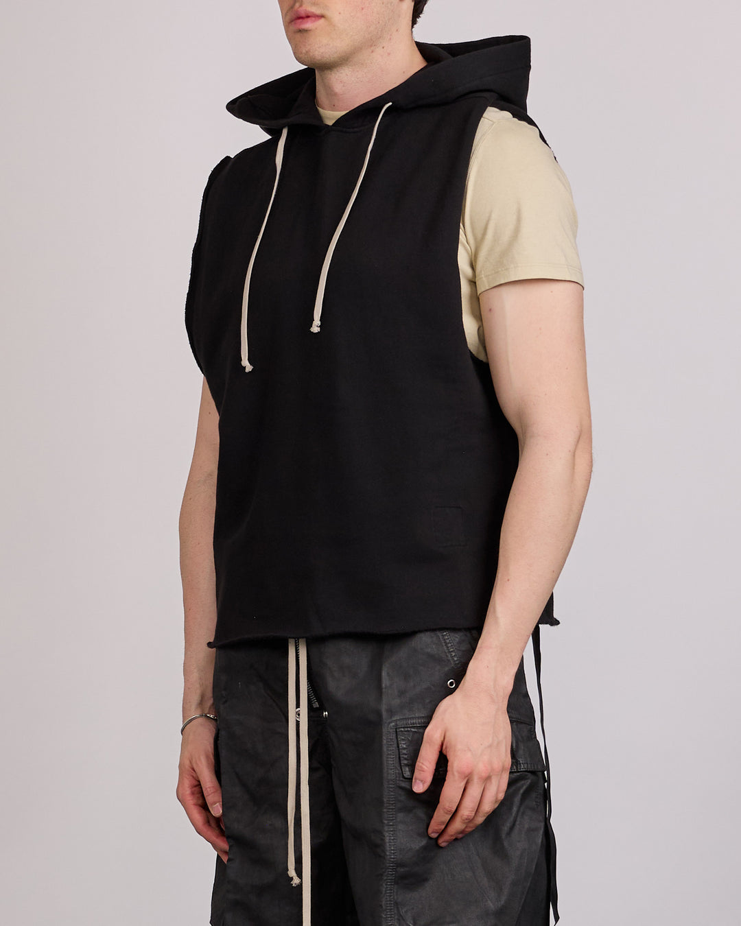 Rick Owens DRKSHDW Hooded Tunic Felpa Black
