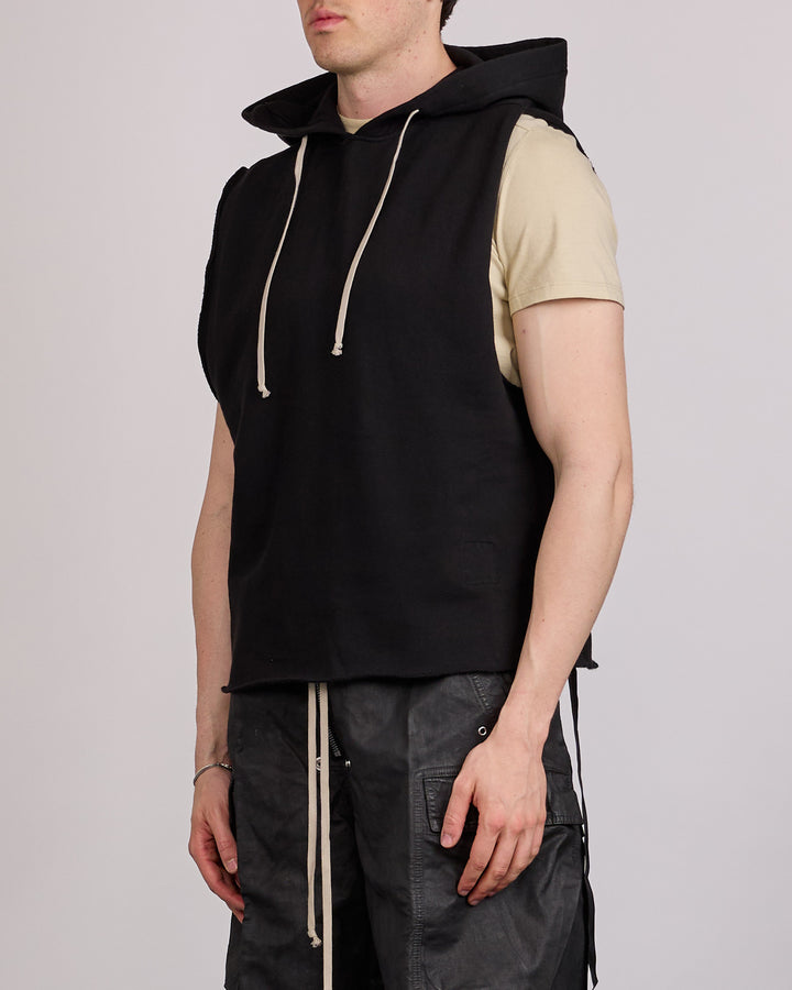 Rick Owens DRKSHDW Hooded Tunic Felpa Black