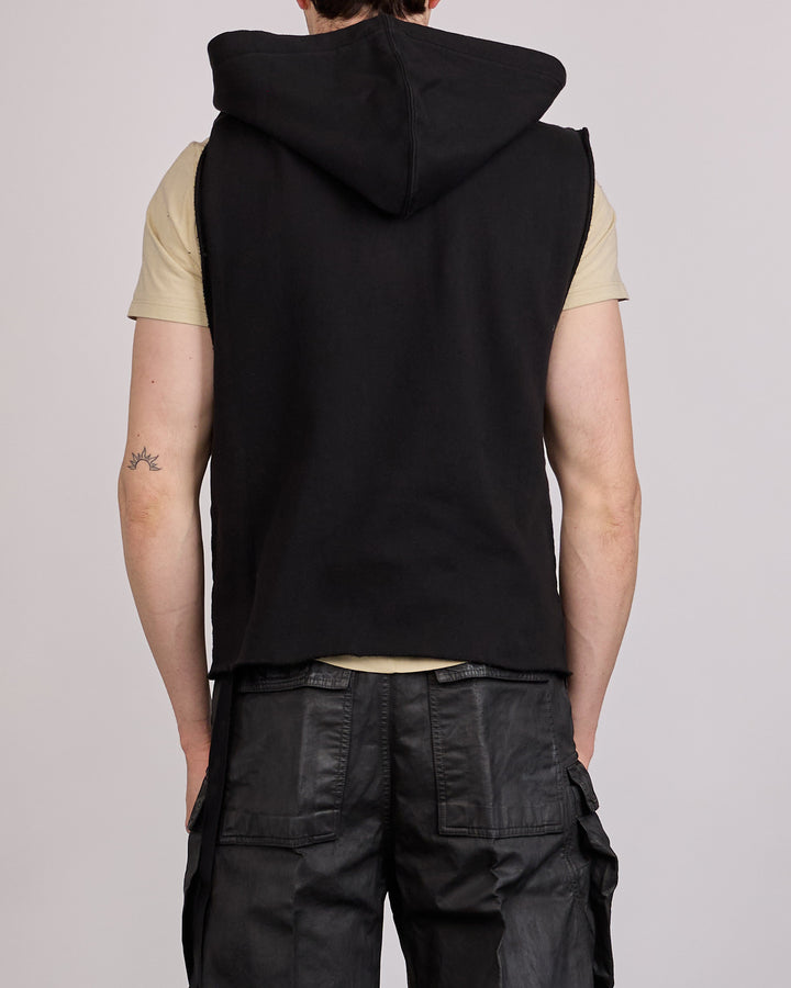 Rick Owens DRKSHDW Hooded Tunic Felpa Black