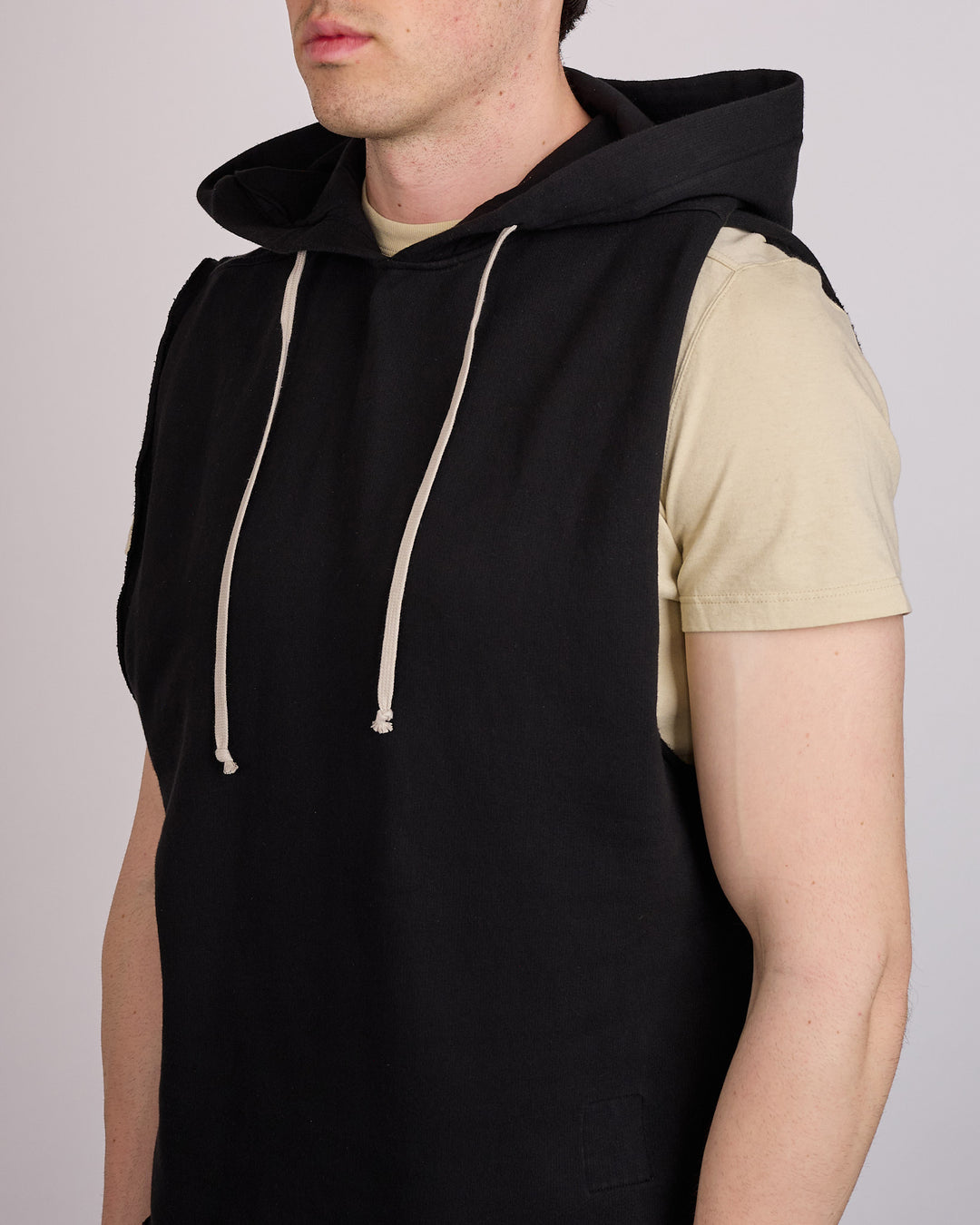 Rick Owens DRKSHDW Hooded Tunic Felpa Black