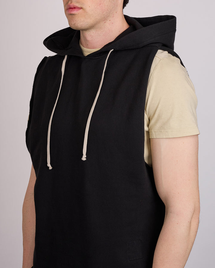 Rick Owens DRKSHDW Hooded Tunic Felpa Black