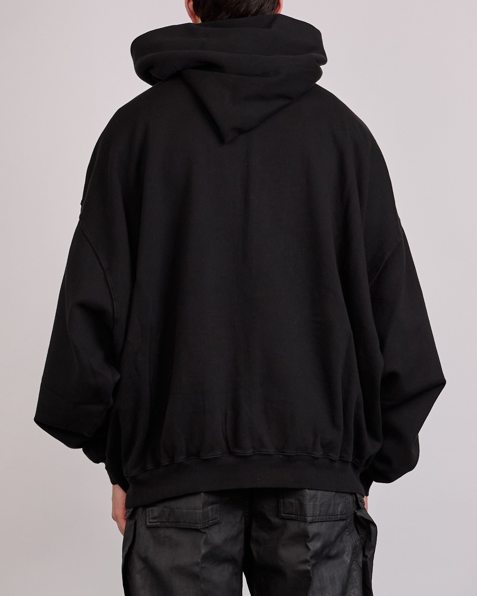 Rick Owens DRKSHDW Mountain Hun Zip Hoodie Felpa Black – LESS 17