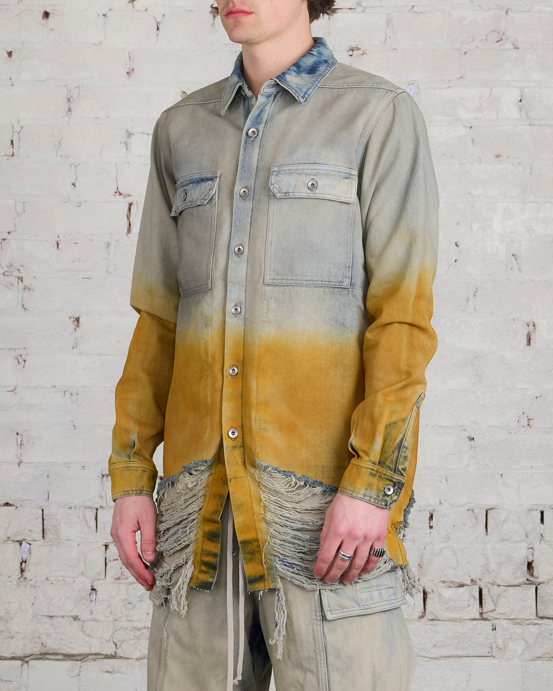 Rick Owens DRKSHDW Outershirt Pants Size: Medium, 100% Cotton | Less17