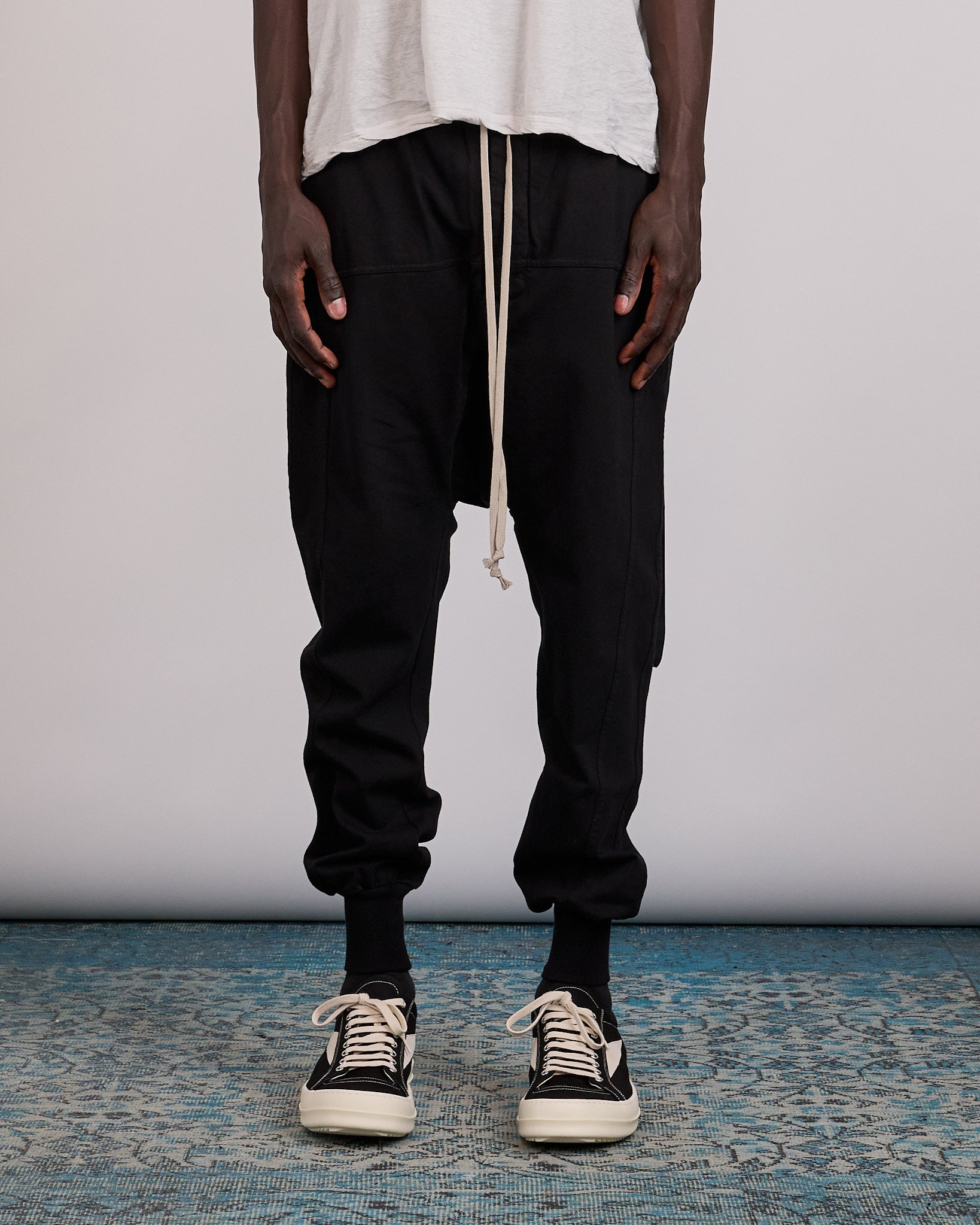 Rick Owens DRKSHDW Prisoner Pant RIG Jersey Black – LESS 17