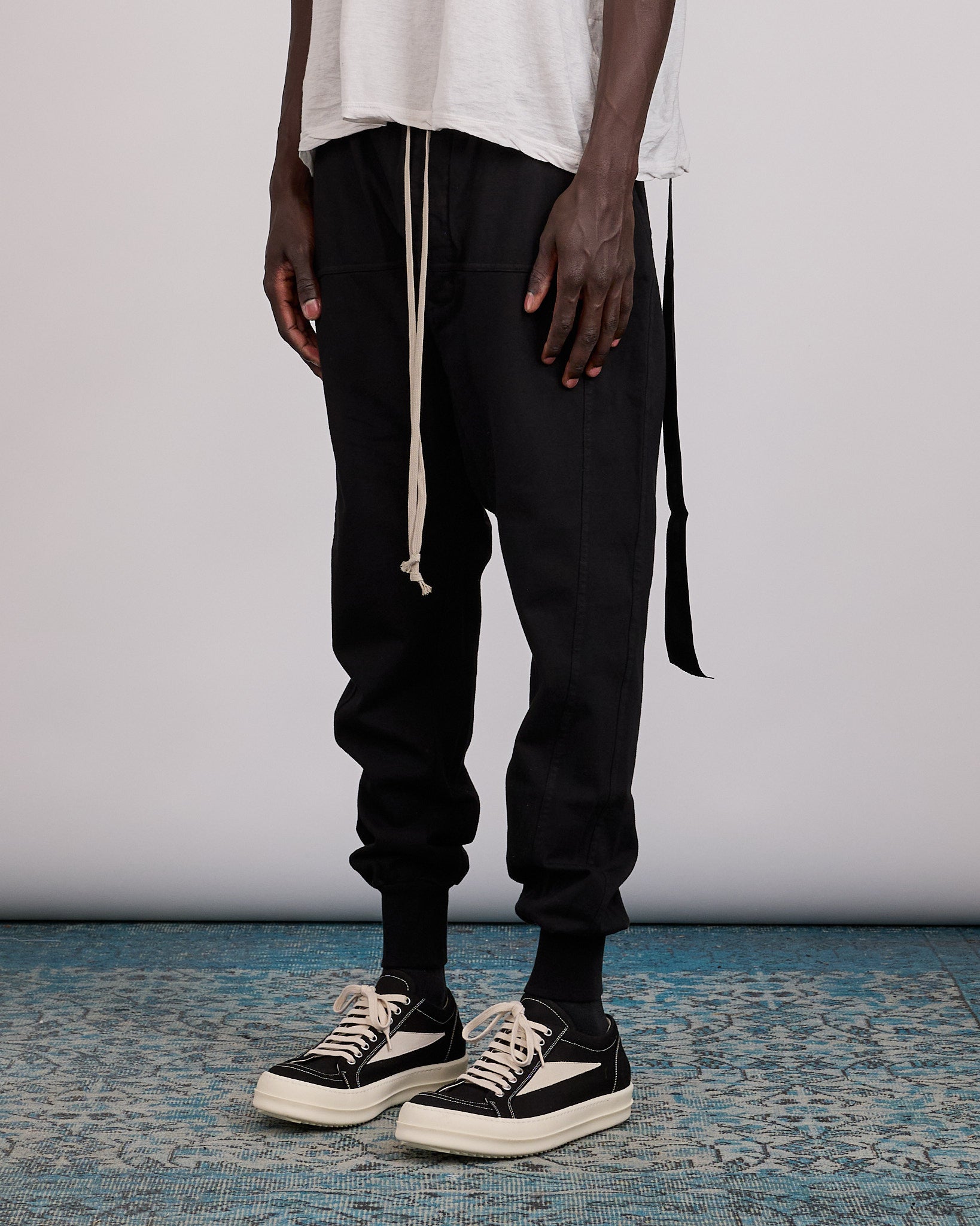 Rick Owens DRKSHDW Prisoner Pant RIG Jersey Black – LESS 17