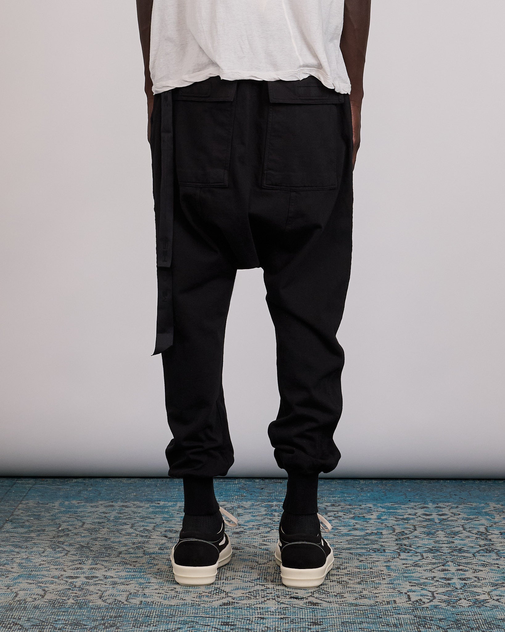 Rick Owens DRKSHDW Prisoner Pant RIG Jersey Black – LESS 17