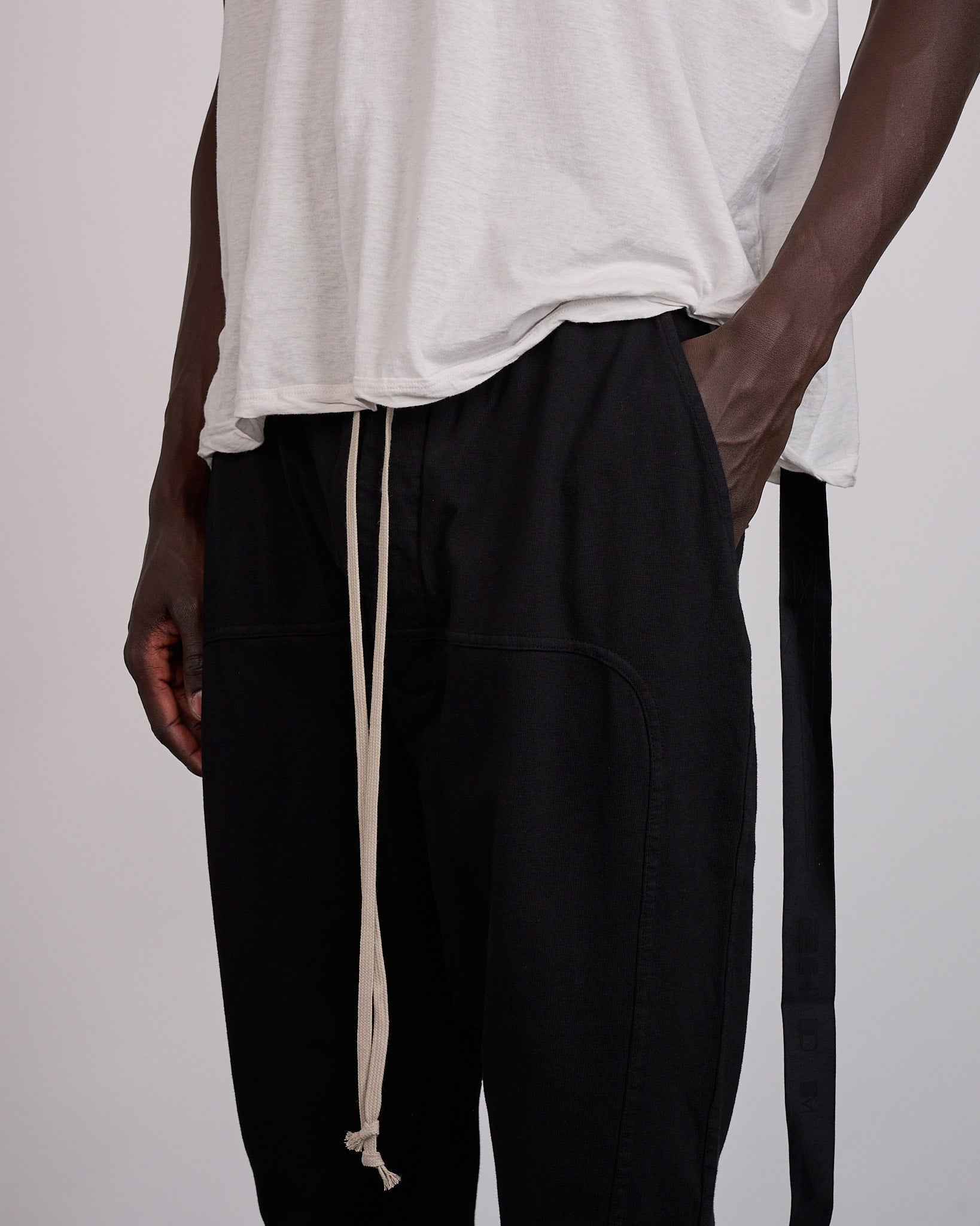 Rick Owens DRKSHDW Prisoner Pant RIG Jersey Black – LESS 17