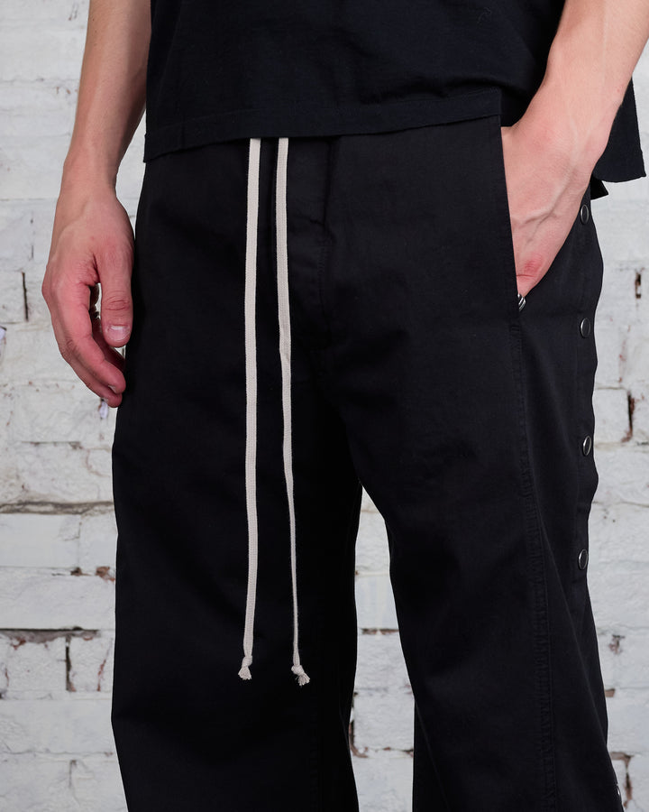 Rick Owens DRKSHDW Pusher Cotton Twill Pant Black