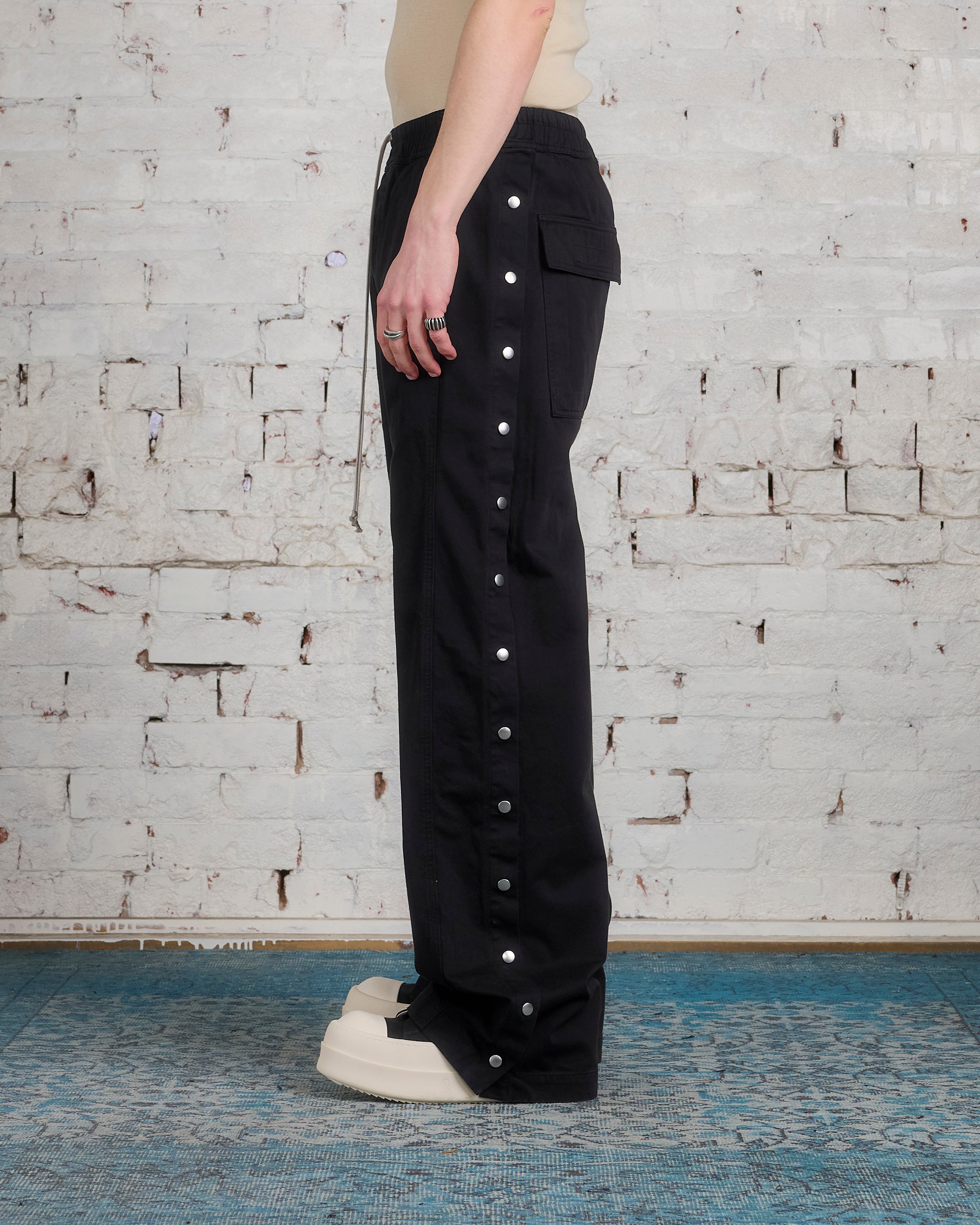 Rick Owens DRKSHDW Pusher Twill Pant Black