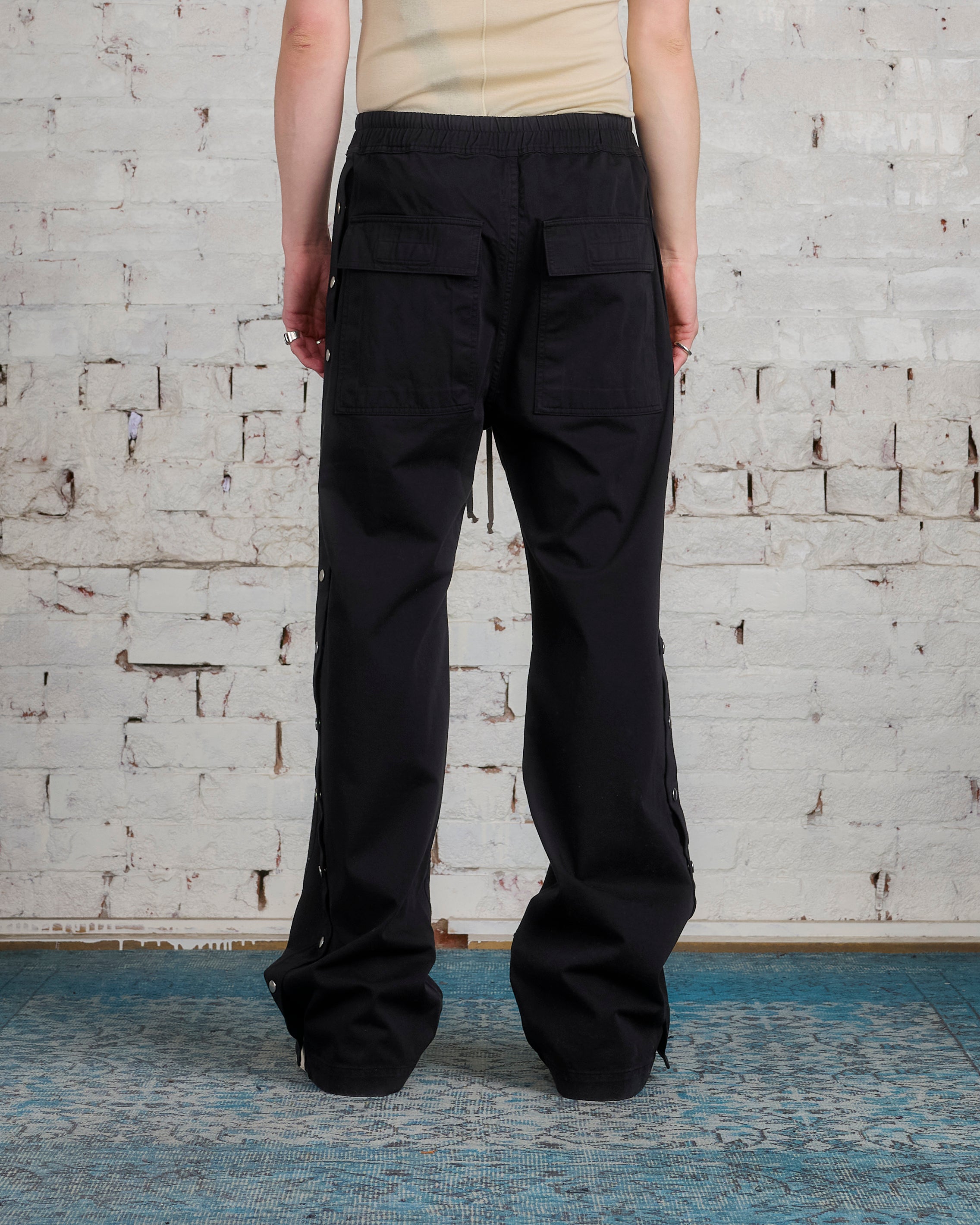 Rick Owens DRKSHDW Pusher Twill Pant Black