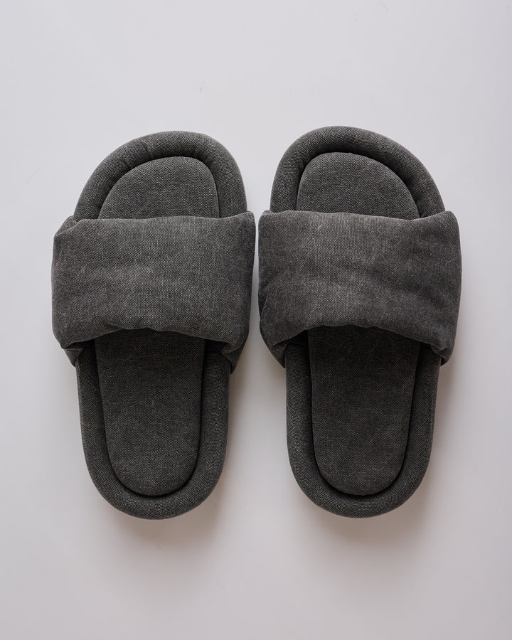 Rick Owens DRKSHDW Sandal Padded Canvas Gravel