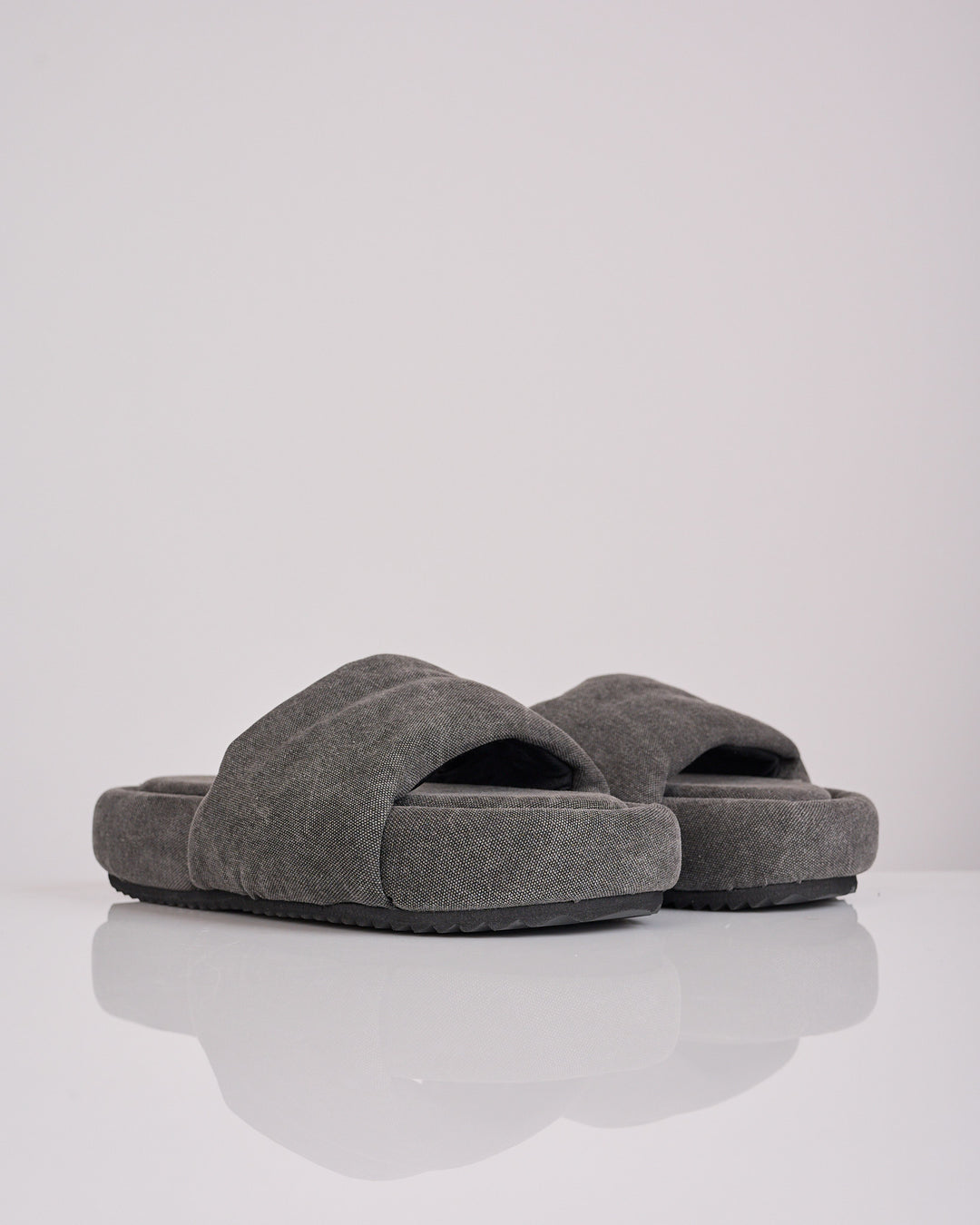 Rick Owens DRKSHDW Sandal Padded Canvas Gravel