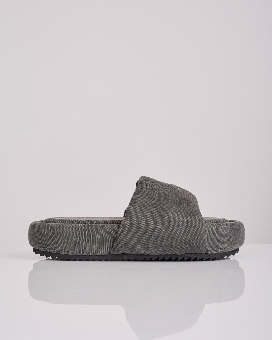 Rick Owens DRKSHDW Sandal Padded Canvas Gravel