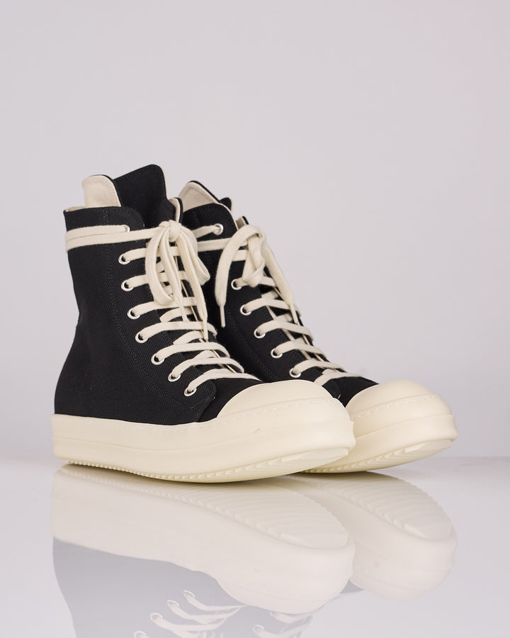 Rick Owens DRKSHDW Sneaker Denim Black Milk Milk