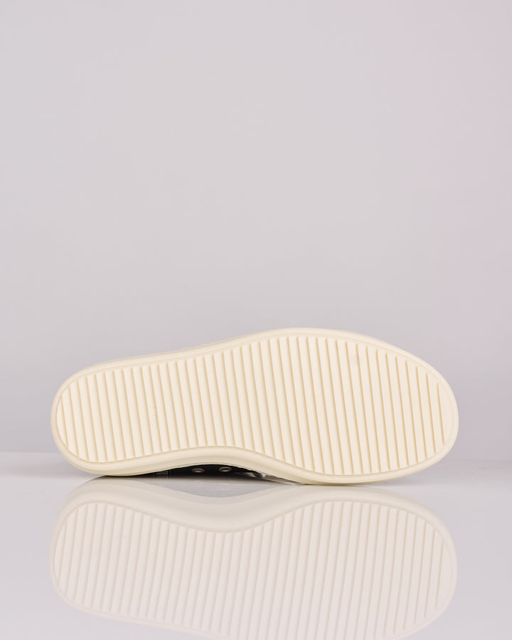 Rick Owens Temple Sneak LCO Leather Black Milk Milk