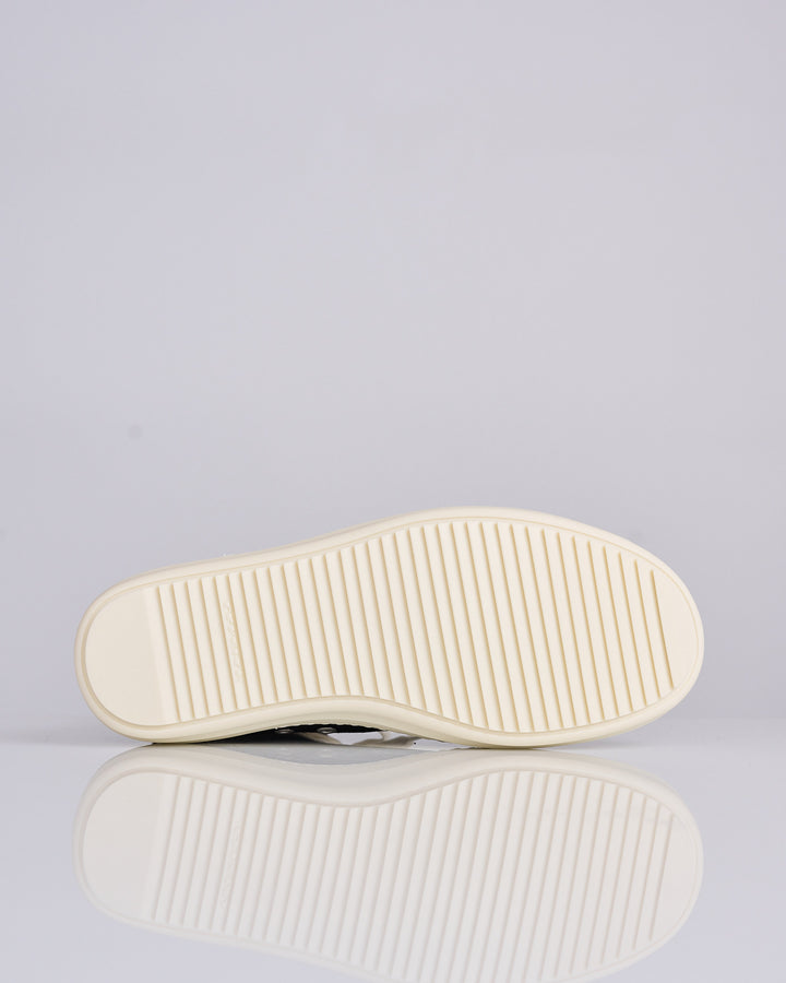 Rick Owens DRKSHDW Sneaks 13oz Overdye Denim Gimp Black Milk