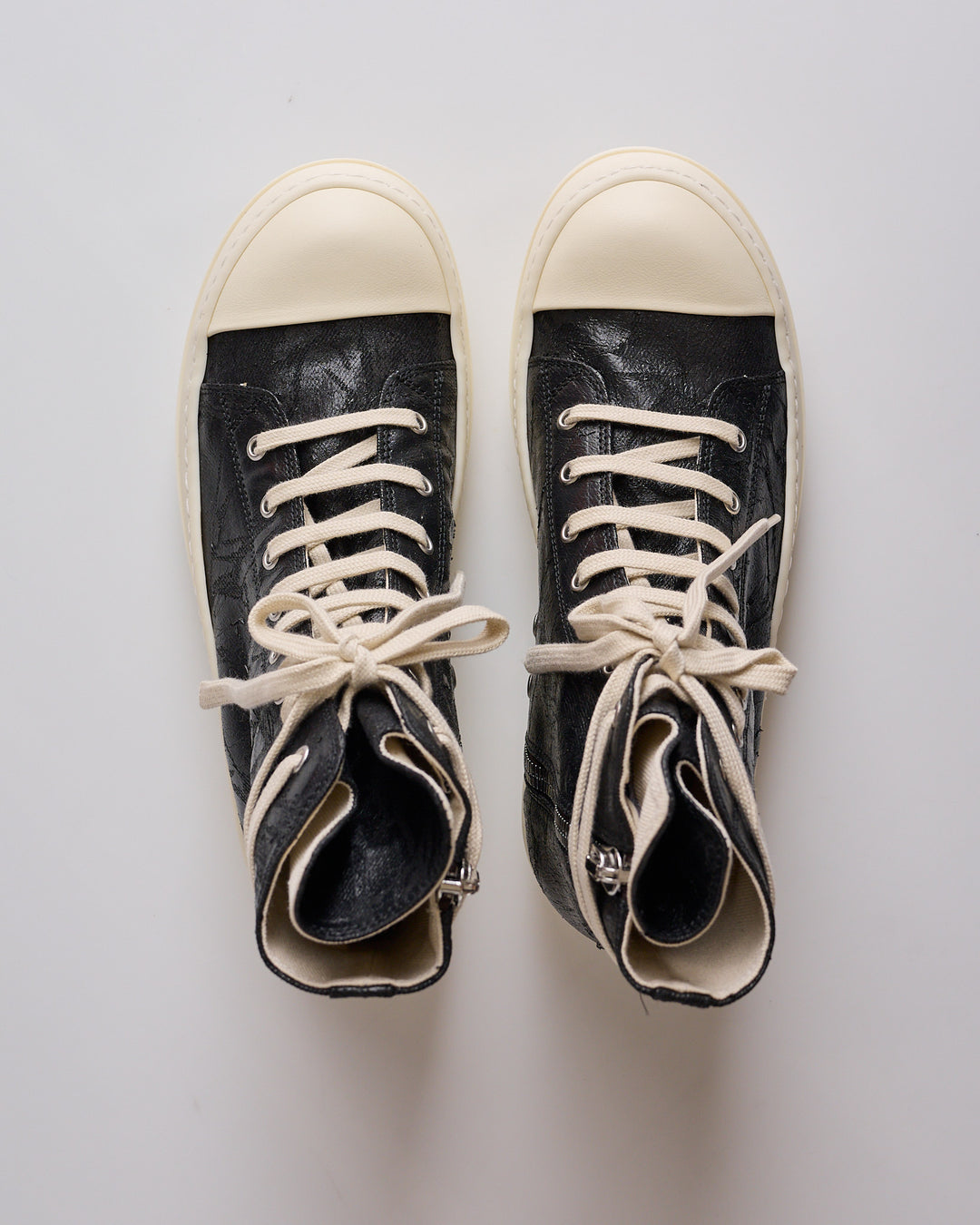 Rick Owens DRKSHDW Sneaks Megacrust Denim Black Milk
