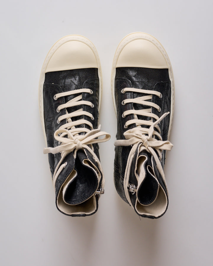 Rick Owens DRKSHDW Sneaks Megacrust Denim Black Milk