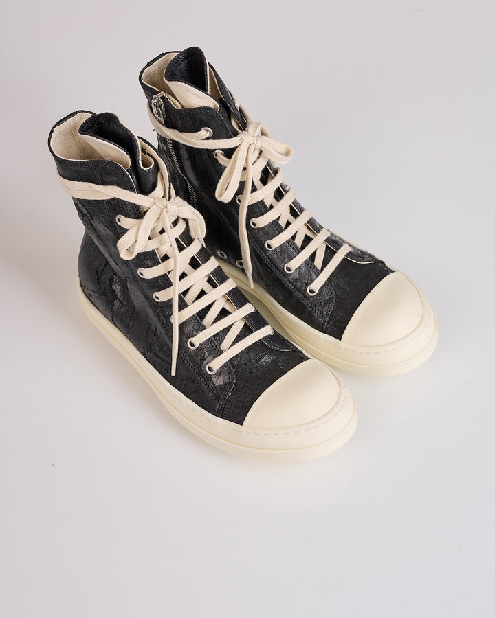 Rick Owens DRKSHDW Sneaks Megacrust Denim Black Milk