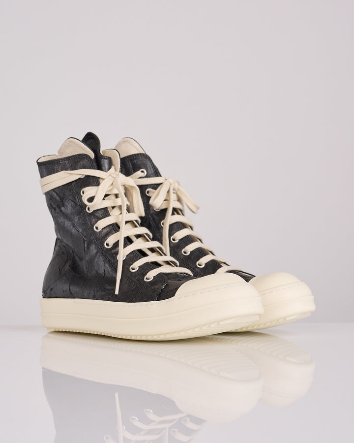 Rick Owens DRKSHDW Sneaks Megacrust Denim Black Milk