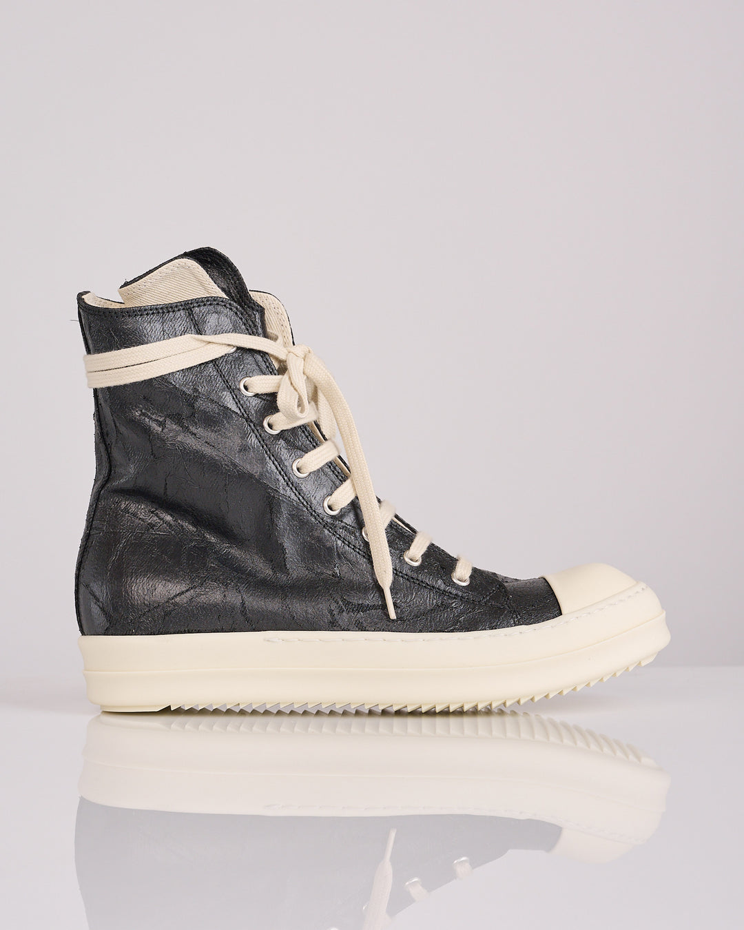 Rick Owens DRKSHDW Sneaks Megacrust Denim Black Milk